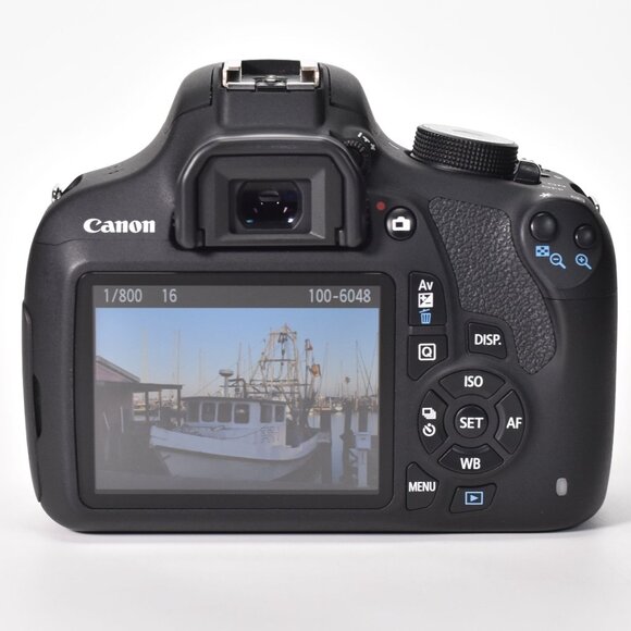 Canon EOS Rebel T5 DSLR Camera 18MP 18-55mm Lens Video 10943 Clicks 32GB SD MINT - Picture 5 of 16